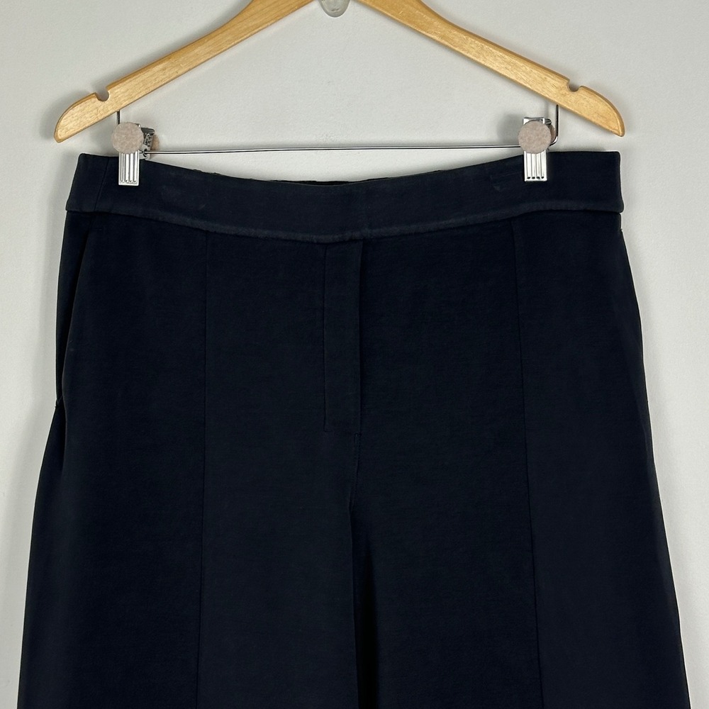 Lululemon Softstreme High Rise Culotte Pants Black Womens Sz 12 Wide Leg Lounge - Picture 10 of 16
